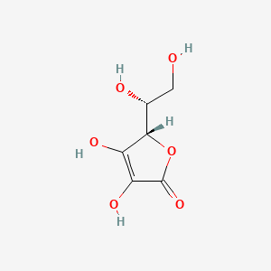 molecular formula C6H8O6 B576976 D-抗坏血酸 CAS No. 10504-35-5