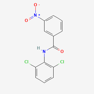 molecular formula C13H8Cl2N2O3 B5769809 N-(2,6-二氯苯基)-3-硝基苯甲酰胺 