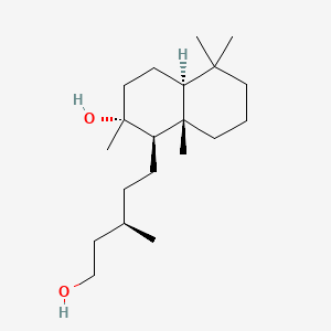 molecular formula C20H38O2 B576981 (13R)-Labdane-8,15-diol CAS No. 10267-22-8