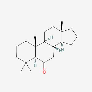 molecular formula C21H34O B576984 4,4-Dimethyl-5alpha-androstan-6-one CAS No. 14295-33-1