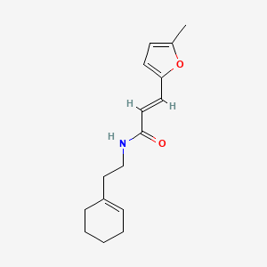 N-[2-(1-cyclohexen-1-yl)ethyl]-3-(5-methyl-2-furyl)acrylamide