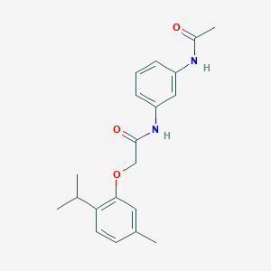 N-[3-(acetylamino)phenyl]-2-(2-isopropyl-5-methylphenoxy)acetamide