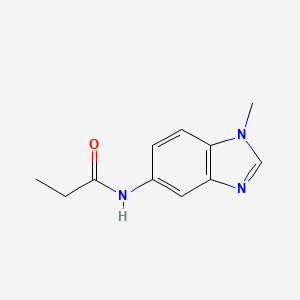 N-(1-methyl-1H-benzimidazol-5-yl)propanamide
