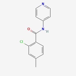 2-chloro-4-methyl-N-4-pyridinylbenzamide