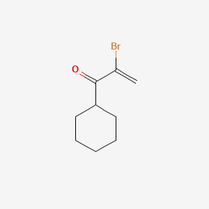 molecular formula C9H13BrO B577000 2-Bromo-1-cyclohexylprop-2-en-1-one CAS No. 13487-23-5