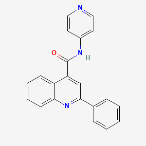 2-phenyl-N-4-pyridinyl-4-quinolinecarboxamide