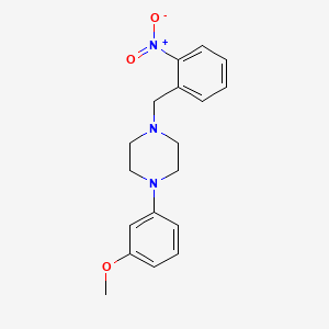1-(3-methoxyphenyl)-4-(2-nitrobenzyl)piperazine