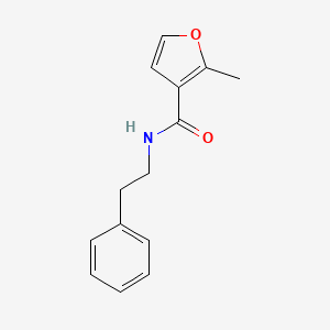 molecular formula C14H15NO2 B5770122 2-methyl-N-(2-phenylethyl)-3-furamide 