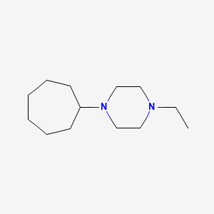 molecular formula C13H26N2 B5770128 1-cycloheptyl-4-ethylpiperazine 