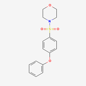 molecular formula C16H17NO4S B5770179 4-[(4-phenoxyphenyl)sulfonyl]morpholine CAS No. 494838-95-8