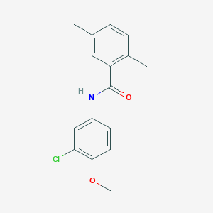 N-(3-chloro-4-methoxyphenyl)-2,5-dimethylbenzamide