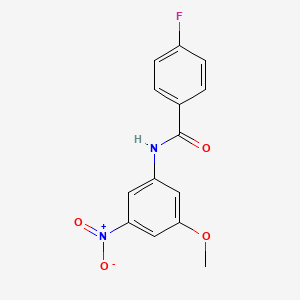 4-fluoro-N-(3-methoxy-5-nitrophenyl)benzamide