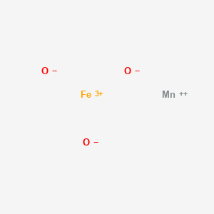 molecular formula FeMnO3- B577030 Iron manganese trioxide CAS No. 12062-81-6