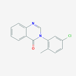 molecular formula C15H11ClN2O B5770302 3-(5-chloro-2-methylphenyl)-4(3H)-quinazolinone 