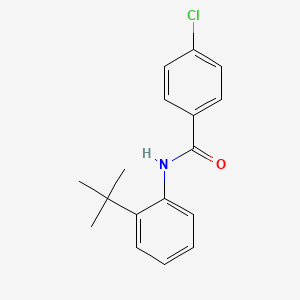 N-(2-tert-butylphenyl)-4-chlorobenzamide