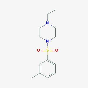 1-ethyl-4-[(3-methylphenyl)sulfonyl]piperazine