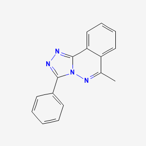 molecular formula C16H12N4 B5770418 6-methyl-3-phenyl[1,2,4]triazolo[3,4-a]phthalazine 