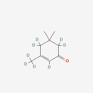 molecular formula C9H14O B577046 Isophorone (3-methyl-D3, 2,4,4,6,6-D5) CAS No. 14397-59-2