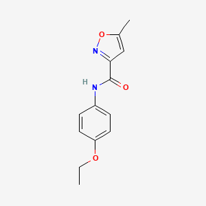 N-(4-ethoxyphenyl)-5-methyl-3-isoxazolecarboxamide