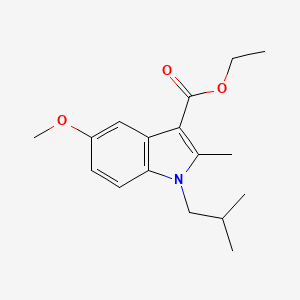 ethyl 1-isobutyl-5-methoxy-2-methyl-1H-indole-3-carboxylate