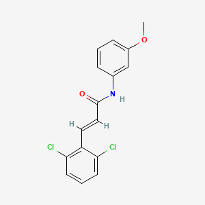 3-(2,6-dichlorophenyl)-N-(3-methoxyphenyl)acrylamide