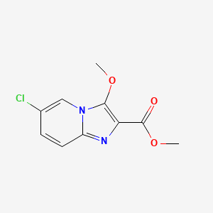 molecular formula C10H9ClN2O3 B5770610 methyl 6-chloro-3-methoxyimidazo[1,2-a]pyridine-2-carboxylate 