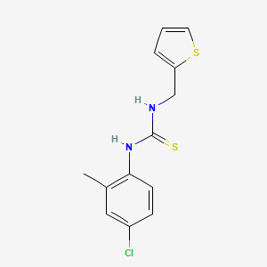 N-(4-chloro-2-methylphenyl)-N'-(2-thienylmethyl)thiourea