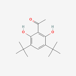 molecular formula C16H24O3 B5770660 1-(3,5-di-tert-butyl-2,6-dihydroxyphenyl)ethanone 