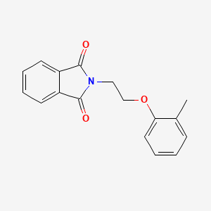 molecular formula C17H15NO3 B5770661 2-[2-(2-methylphenoxy)ethyl]-1H-isoindole-1,3(2H)-dione 