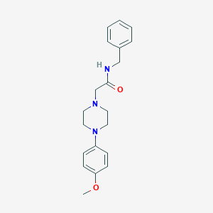 N-benzyl-2-[4-(4-methoxyphenyl)-1-piperazinyl]acetamide