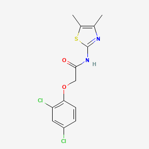 2-(2,4-dichlorophenoxy)-N-(4,5-dimethyl-1,3-thiazol-2-yl)acetamide