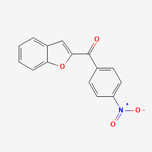 molecular formula C15H9NO4 B5770694 1-benzofuran-2-yl(4-nitrophenyl)methanone 