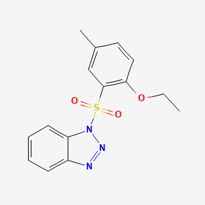 1-[(2-ethoxy-5-methylphenyl)sulfonyl]-1H-1,2,3-benzotriazole