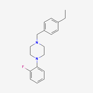 1-[(4-ethylphenyl)methyl]-4-(2-fluorophenyl)piperazine