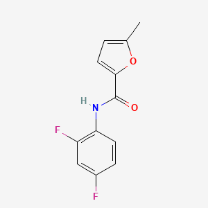 molecular formula C12H9F2NO2 B5770729 N-(2,4-difluorophenyl)-5-methyl-2-furamide 