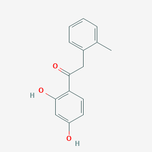 molecular formula C15H14O3 B5770731 1-(2,4-dihydroxyphenyl)-2-(2-methylphenyl)ethanone CAS No. 302918-16-7