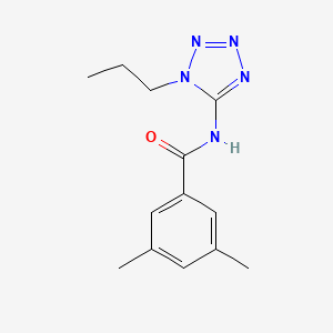 molecular formula C13H17N5O B5770744 3,5-dimethyl-N-(1-propyl-1H-tetrazol-5-yl)benzamide CAS No. 679798-98-2