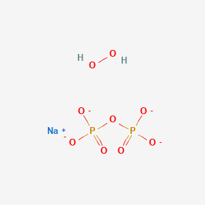 Diphosphoric acid, tetrasodium salt, compd. with hydrogen peroxide (H2O2) (1:2)