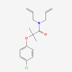 molecular formula C16H20ClNO2 B5770752 N,N-diallyl-2-(4-chlorophenoxy)-2-methylpropanamide 