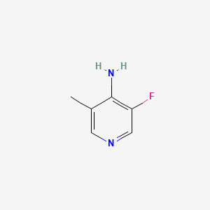 molecular formula C6H7FN2 B577076 3-氟-5-甲基吡啶-4-胺 CAS No. 13958-85-5