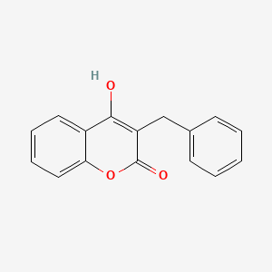 molecular formula C16H12O3 B577077 4-Hydroxy-3-benzylcoumarin CAS No. 15074-18-7