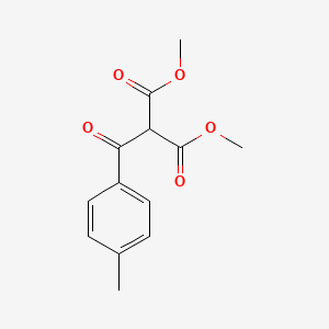 molecular formula C13H14O5 B5770770 dimethyl (4-methylbenzoyl)malonate 