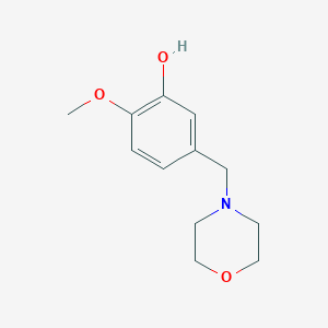 2-methoxy-5-(4-morpholinylmethyl)phenol