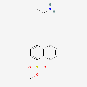 Methyl naphthalene-1-sulfonate;propan-2-amine