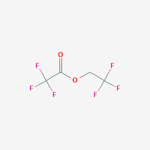 molecular formula C4H2F6O2 B057708 2,2,2-三氟乙基三氟乙酸酯 CAS No. 407-38-5
