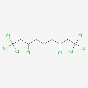 molecular formula C9H12Cl8 B577080 1,1,1,3,7,9,9,9-Octachlorononane CAS No. 13389-26-9