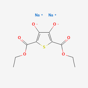 molecular formula C10H10Na2O6S B577082 Sodium 2,5-bis(ethoxycarbonyl)thiophene-3,4-bis(olate) CAS No. 14282-56-5
