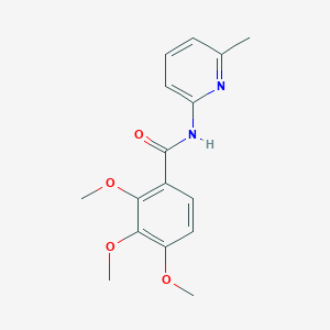 2,3,4-trimethoxy-N-(6-methyl-2-pyridinyl)benzamide