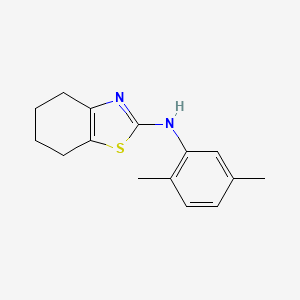 molecular formula C15H18N2S B5770843 N-(2,5-dimethylphenyl)-4,5,6,7-tetrahydro-1,3-benzothiazol-2-amine 