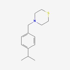 molecular formula C14H21NS B5770860 4-(4-isopropylbenzyl)thiomorpholine 